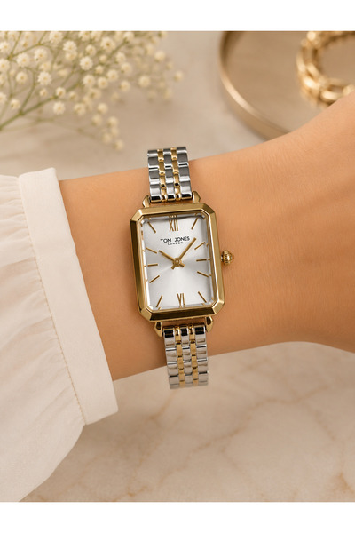 Tom Jones Women's Wristwatch Stylish Suitable for Daily Use Durable Steel Str...