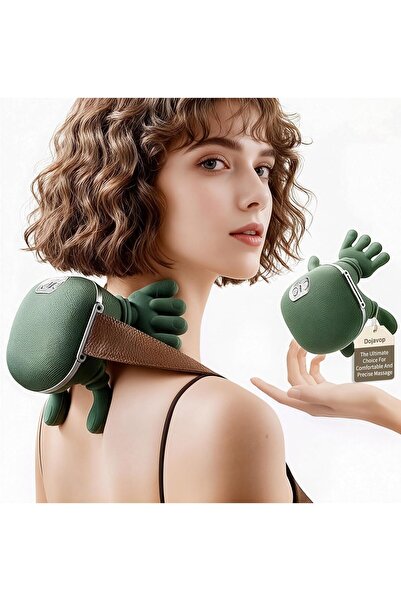 Dojavop Neck Massager with Heat for Pain Relief Deep Tissue Cordless Neck and...