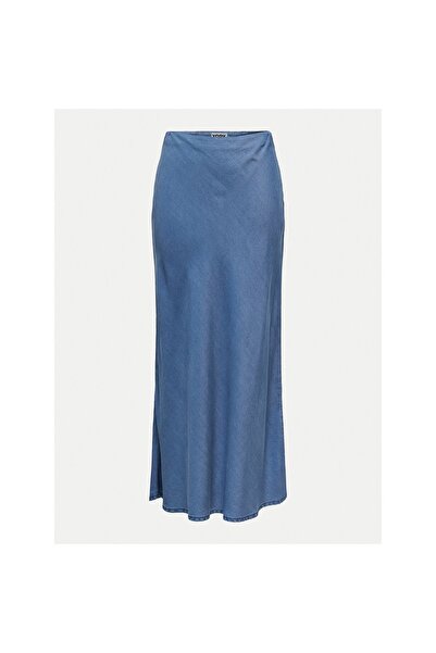 ONLY Fustă maxi de damă 15338281 Albastru