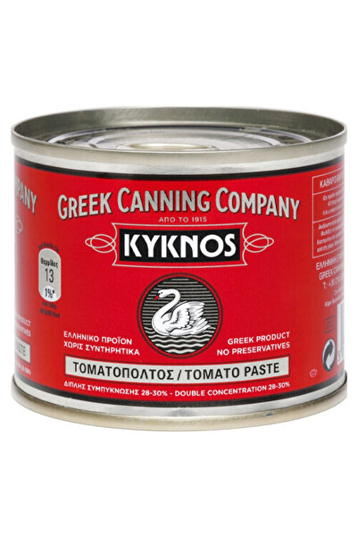 Kyknos ΚΥΚΝΟΣ ΤΟΜΑΤΟΠΟΛΤΟΣ 70gr. 28-30% (ΜΕΤΑΛΛΙΚΟ)