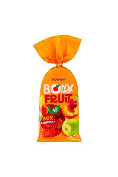 Roshen BONNY FRUIT JELLY ΚΑΡΑΜΕΛΕΣ 200gr. - (SUMMER MIX)