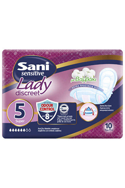 Sani LADY ΣΕΡΒΙΕΤΕΣ ΑΚΡΑΤΕΙΑΣ No5 (10τεμ.) - (SUPER)