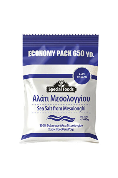MAMMA GRECA SPECIAL FOODS ΑΛΑΤΙ ΜΕΣΟΛΟΓΓΙΟΥ 650gr. - (ΧΟΝΔΡΟ)
