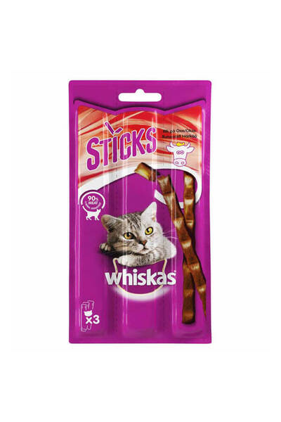 Whiskas ΓΑΤΟΤΡΟΦΗ STICKS 18gr - (ΜΟΣΧΑΡΙ)