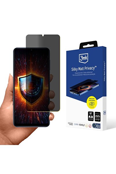 3MK Folie de protecție mată mătăsoasă anti-spion pentru Samsung Galaxy M12