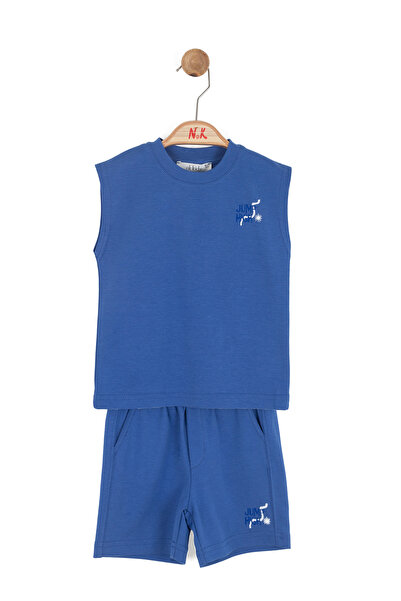 NK 21601 Jump Baby Boy Suit Sax Blue