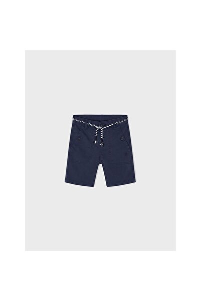 MAYORAL Pantaloni scurți din material pentru băieți 3233 Bleumarin