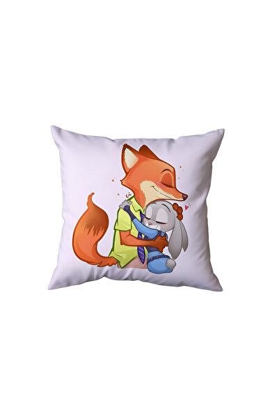 Beramussa Lover Fox and Tanşan Pillow, Gift for Lover