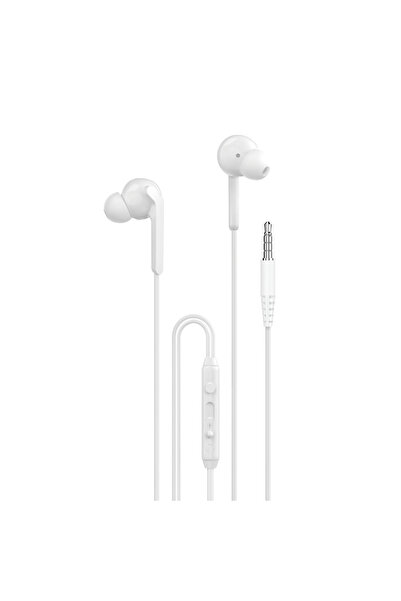DUDAO X3+ Căști intraauriculare cu fir, cu microfon, mufă jack de 3.5mm, albe
