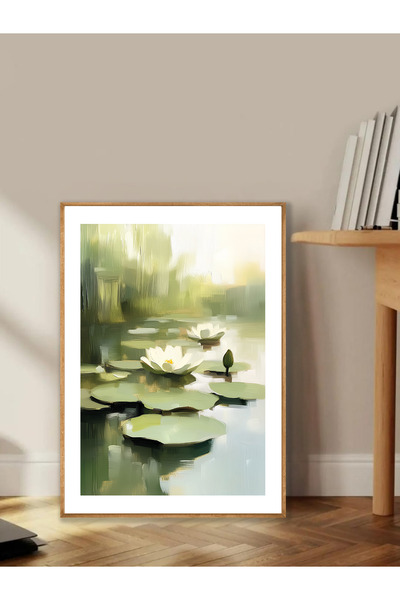 woodsia One Piece Wooden Framed Painting Tek_0582
