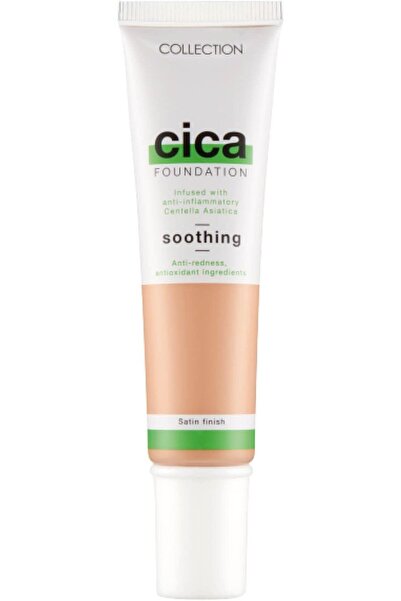 COLLECTİON Hydrating Medium Coverage Cica Foundation Infused with Anti-Rednes...