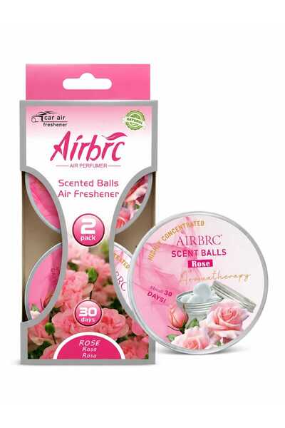 Airbic Airbrc Car Freshener Rose Scent Double Pack Lasts 30 Days