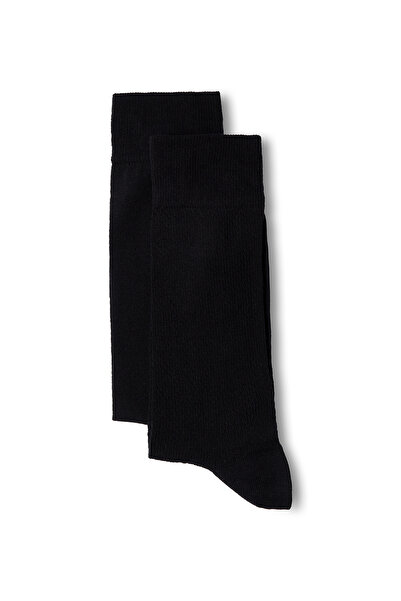 Kiğılı Set of 2 Cotton Lycra Flexible Patterned Thin Socks