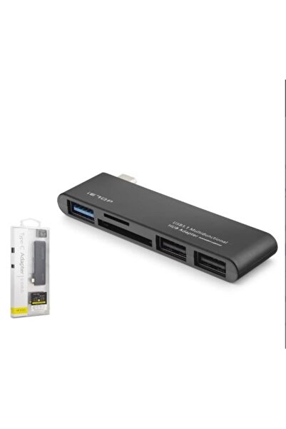 BSD iETOP TU251 Type-C 3.1 Gen1 Combo Hub قارئ بطاقات 5 منافذ 5 جيجابت في الث...