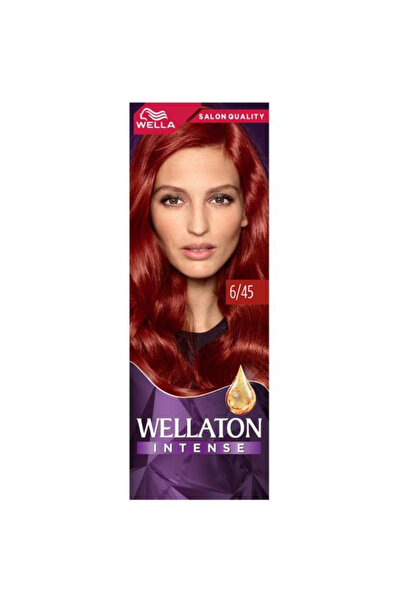 Wellaton Vopsea Permanenta cu Ulei de Argan - Wella Intense, nuanta 6/45 Rosu...