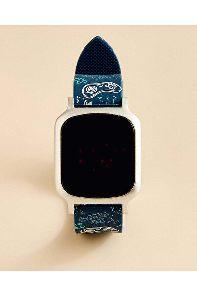 REDTAG Boys Blue Printed Digital Watch