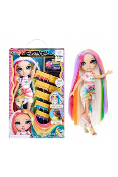 mgatelier Mga Rainbow High Lalka Cretă de păr și produse de coafat Amaya Rain...