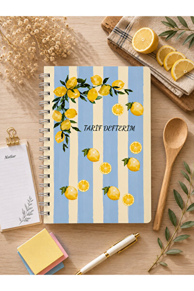 PickyTidy Tarif Defteri – Spiralli Yemek Tarif Kitabı, A5 Tarif Not Defteri, ...