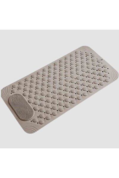 MG Cream anti-slip bath mat/brush 35x70 cm