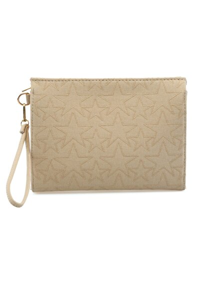 COUPELLA Star Embroidered Women's Handbag – Zippered Makeup and Organizer Han...