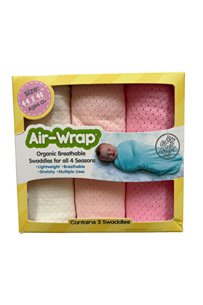 Woombie - Old Fashioned Air Wrap Cream - Pastels - Pack of 3