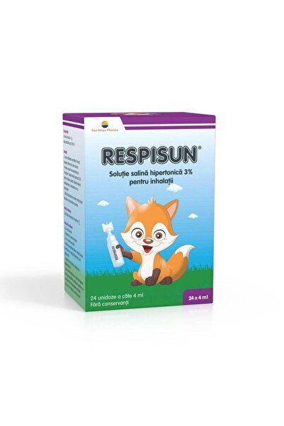 SUN WAVE PHARMA Respisun Solutie Salina Hipertonica 3% pentru Inhalatii 24dz ...