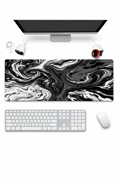 SonicTouch Keyboard Mousepad 32X70Cm Night Swirl Seamless Smooth Liquid-Proof...