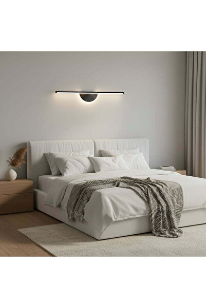 iTin Aplică LED Decorativa BARAM, 21W, 60 cm, Lumină Caldă/Neutră/Rece, Negru...