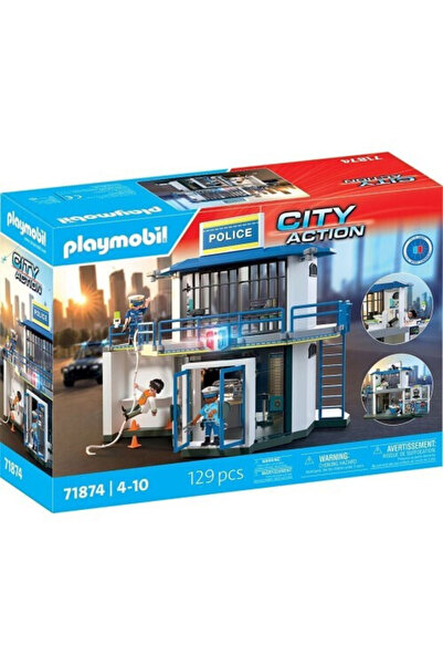 Playmobil Αστυνομικό Τμήμα Αστικής Δράσης με Αίθουσα Έρευνας 71874 - ΣΕ 6 Εξω...