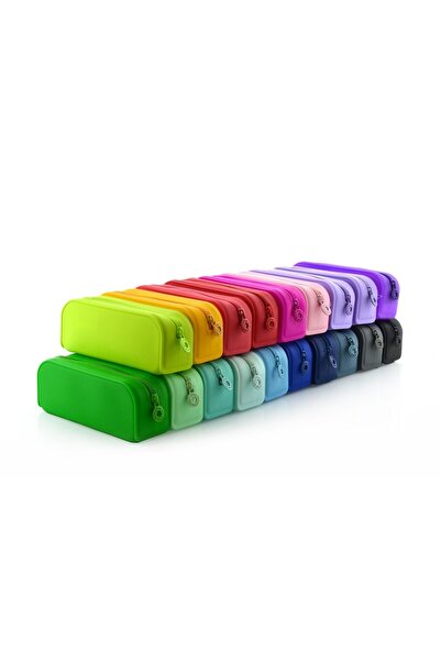 Generic Brand Penar tip etui dreptunghiular Office box, ColorLine, silicon, d...