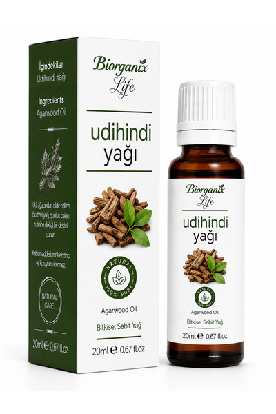 ORGANİK LİFE Udi Hindi Yağı 20 ml - Cilt Yenileyici & Leke Karşıtı Bakım Yağı