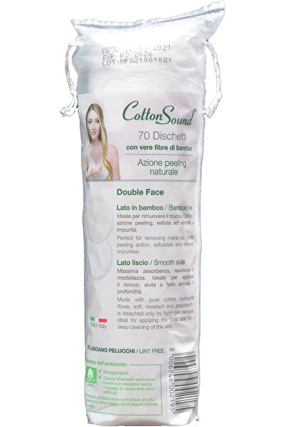 Cotton Sound MAKE UP COTTON PAD BAMBOO 70S