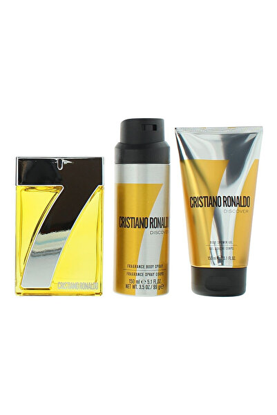 CRISTIANO RONALDO CR7 Discover Set cadou pentru bărbați 3-în-1: Parfum 100 ml...