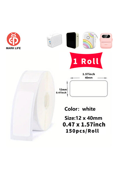 Choice1 150pcs 1240 Thermal Labels Paper Adhesive Thermal Labels Stickers Rol...