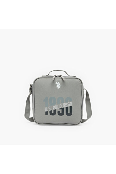 U.S. Polo Assn. يو إس بولو أس إن. طباعة شعار للأولاد من 8-13 سنة مع حزام قابل...