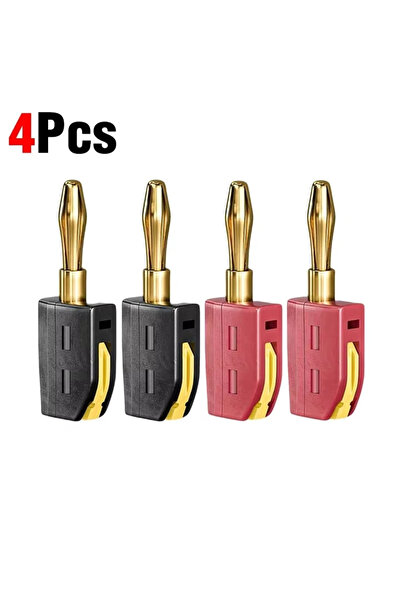 Choice 4 قطع متنوعة (4/2/1 قطعة) قابس موز محمول 32 أمبير 4 مم، توصيل سريع بدو...