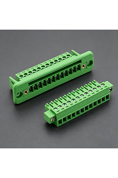Choice8 12P 1Set Welding Free Through Wall 15EDGWC-3.81 Plug-In Terminal Bloc...