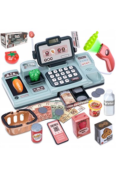 Stator Jucărie casă de marcat, Magazin cu casă de marcat, Scanner interactiv ...