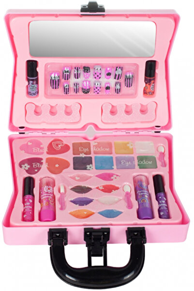 Stator Set de cosmetice în geantă pentru fete, pentru pictură și machiaj.