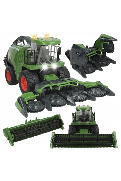 Stator Jucărie Mașină Agricolă 2-în-1 Combină de Recoltat Grâu și Porumb Hede...