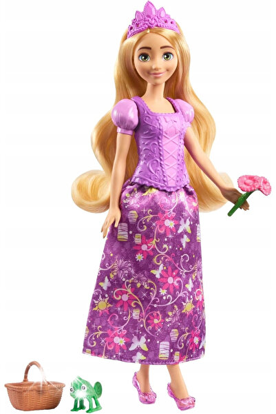 Mattel Interactive Prințesa Disney Rapunzel Set Păpușă 2 în 1 Pascal și Acces...
