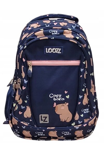 NO BRAND Rucsac școlar Premium Loozz Capibara