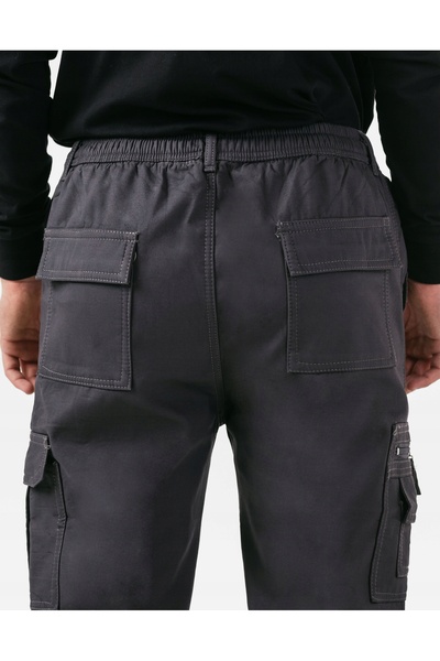 NO BRAND Pantaloni călduroși termici pentru bărbați, tip cargo militar, căptu...