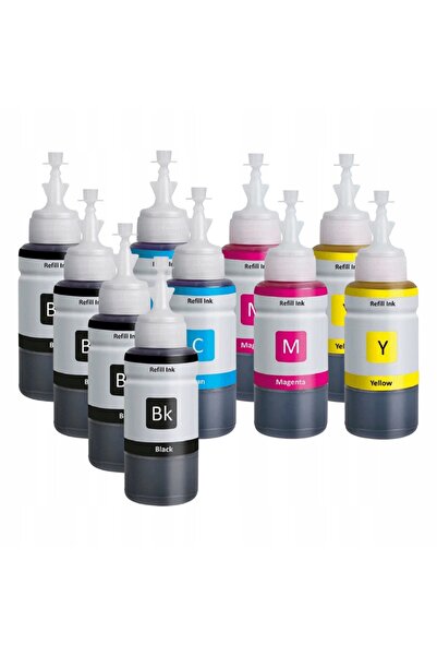 NO BRAND 10X Cerneală nouă 664 T664 pentru Epson Ecotank L365 L355 L382 L121 ...