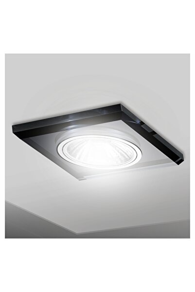 NO BRAND 6x Lampă Halogen cu Soclu Gu10, Sticlă Pătrată, Bec LED 2.5W, 3 Culori