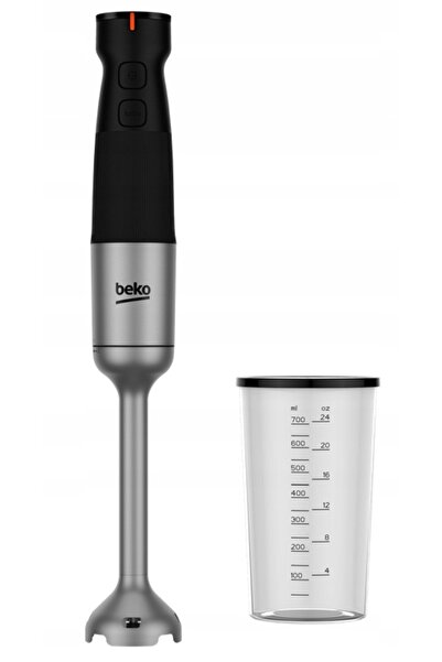 Beko Blender de mână HBA 81762BX 750W 12 viteze 4 lame 700 ml Oțel