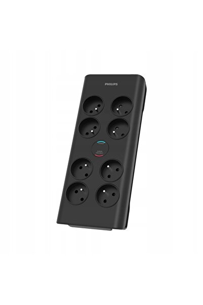NO BRAND Prelungitor cu 8 prize Philips Spn7080Ba/60 200 cm Negru