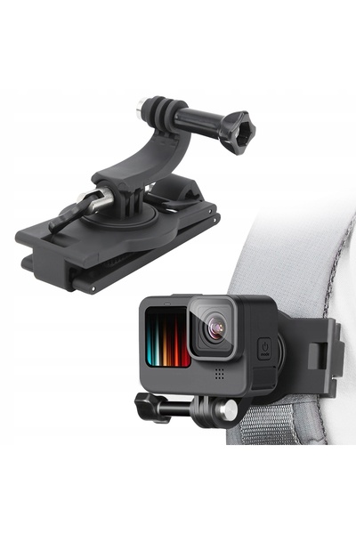 NO BRAND Suport rotativ pentru camera Gopro Hero 9, pentru montare pe rucsac