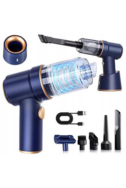 NO BRAND Aspirator auto fără fir puternic Hepa 3 în 1