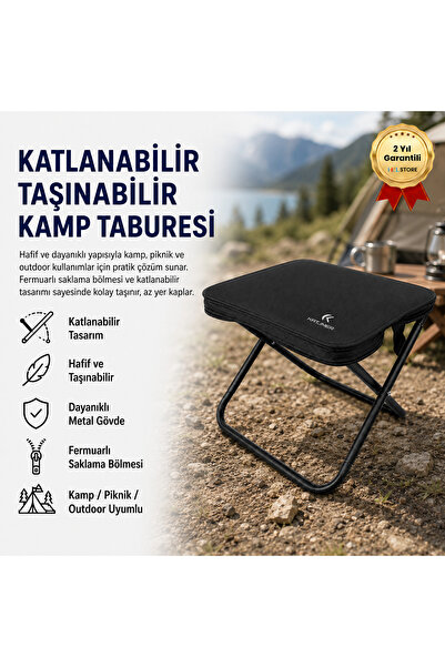 hızlı store Katlanabilir Taşınabilir Kamp Taburesi,Hafif, Dayanıklı ve Fermua...